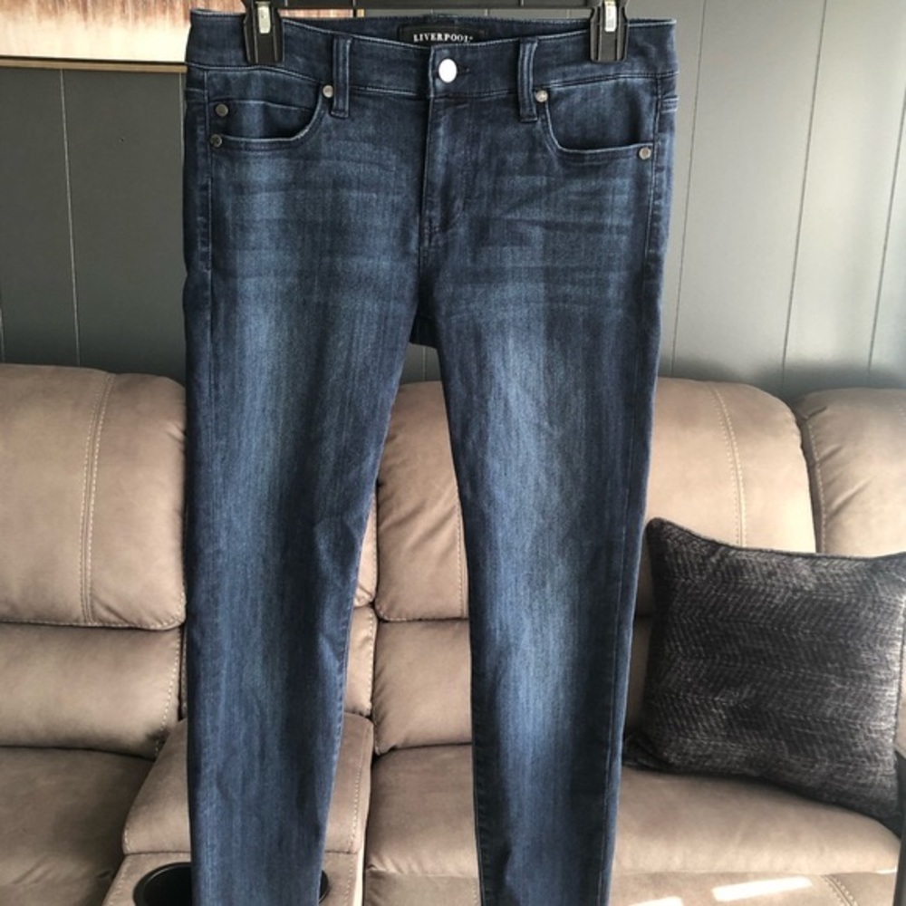 Liverpool Women’s Kaylee Ankle Skinny Jeans Westport Wash Size 4/27 Petite.